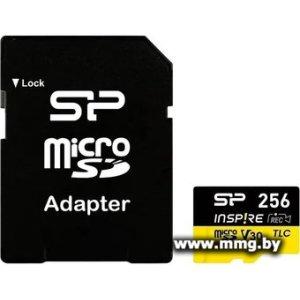 Купить Silicon-Power 256GB microSDXC Inspire SP256GBSTXLA2V1NSP в Минске, доставка по Беларуси