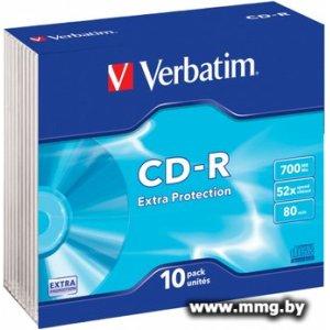 Диск CD-R Verbatim 700Mb 52x 43415 (10 шт.)