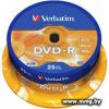 Диск DVD-R Verbatim 4.7Gb 16x (25 шт) (43522)