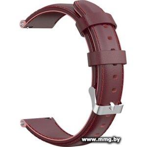Купить Ремешок Rumi кожаный Slim 22 мм (бордовый) в Минске, доставка по Беларуси