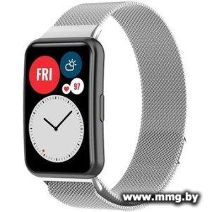 Браслет Rumi Milanese loop металлический для Huawei Watch FIT, Watch FIT Elegant (серебристый)