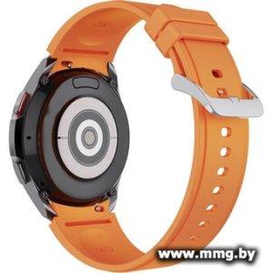 Ремешок Rumi Classic силиконовый для Samsung Galaxy Watch4/5/6 (20 мм, оранжевый)