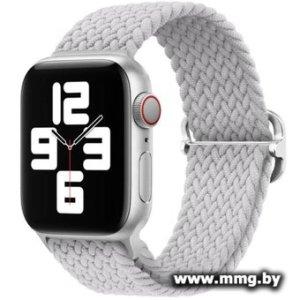 Ремешок Rumi Wick из плетеного нейлона для Apple Watch 38/40/41mm (светло-серый)