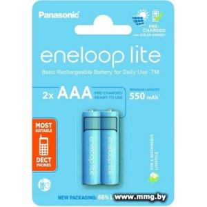 Аккумулятор Panasonic Eneloop Lite AAA BK-4LCCE/2CP (2 шт)
