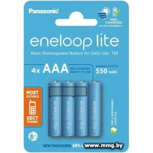 Аккумулятор Panasonic Eneloop Lite AAA BK-4LCCE/4CP (4 шт)