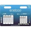 Аккумулятор Panasonic Eneloop AAA+AA BK-3MCDE+BK-4MCDE/8CP (8шт)