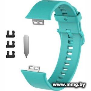 Ремешок Rumi силиконовый для Huawei Watch FIT, Watch FIT Elegant (бирюзовый)