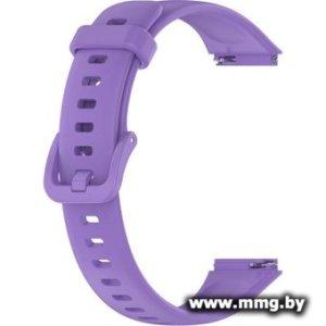 Купить Ремешок Rumi силиконовый для Huawei Band 7 (фиолетовый) в Минске, доставка по Беларуси
