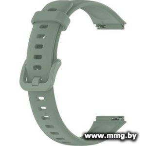 Купить Ремешок Rumi силиконовый для Huawei Band 7 (шалфейно-зеленый) в Минске, доставка по Беларуси