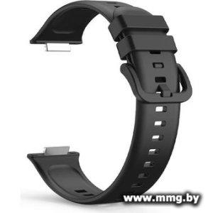 Купить Ремешок Rumi силиконовый для Huawei Watch FIT 2 (черный) в Минске, доставка по Беларуси