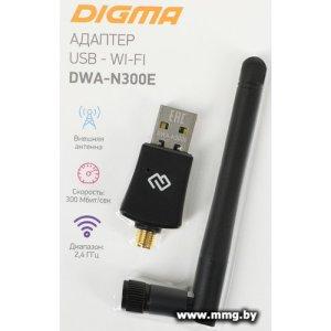 Купить Беспроводной адаптер Digma DWA-N300E в Минске, доставка по Беларуси