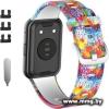 Ремешок Rumi силиконовый для Huawei Watch FIT, Watch FIT Elegant (цветные брызги)