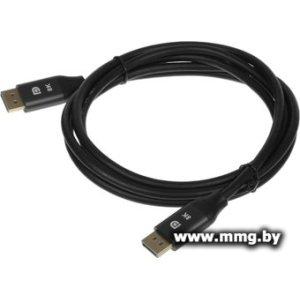 Кабель CACTUS CS-DP-DP-1.4-2 (2 м, черный)