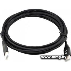 Кабель CACTUS CS-DP-DP-1.4-5 (5 м, черный)