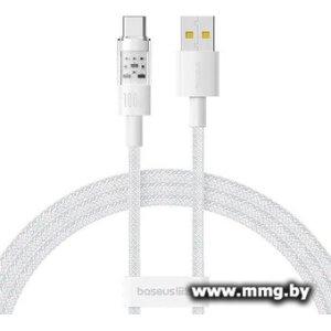 Кабель Baseus p10373002211 USB Type-A - USB Type-C (1 м, белый)