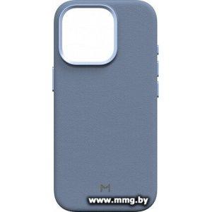 Чехол Magssory Eco Leather Case Cobalt для iPhone 16 Pro CLT028c