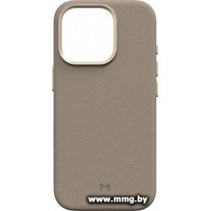 Чехол Magssory Eco Leather Case Latte для iPhone 16 Pro CLT028l