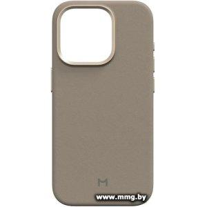Чехол Magssory Eco Leather Case для iPhone 15 Pro Latte CLT015l