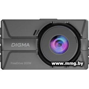 Видеорегистратор Digma FreeDrive 300W FD300W (черный)