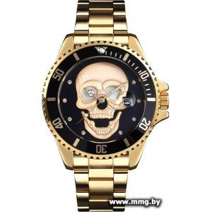 Купить Наручные часы Skmei 9195 (золотистый/черный) в Минске, доставка по Беларуси