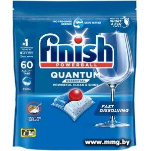 Капсулы для посудомоечной машины Finish Powerball Quantum Clean & Shine (60 шт)