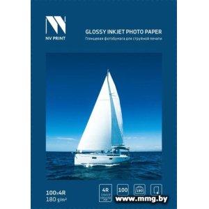 Фотобумага NV Print Глянцевая 10x15 180 г/м2 100 л NVP-180Gl4Rs100