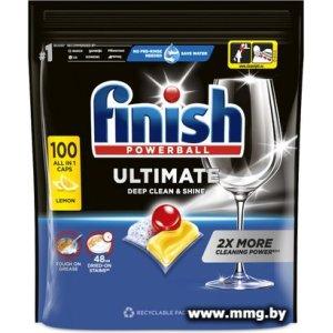 Капсулы для посудомоечной машины Finish Powerball Ultimate All In 1 Лимон (100 шт)