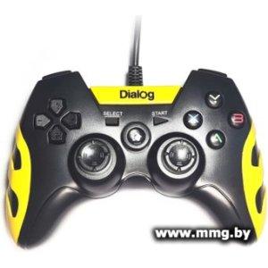 Купить GamePad Dialog GP-A30 (черный/желтый) в Минске, доставка по Беларуси