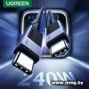 Кабель Ugreen L513 45068 USB Type-C - USB Type-C (2 м, черный)