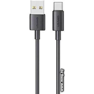 Кабель Usams SJ708 USB Type-A - USB Type-C (1 м, черный) SJ708USB01