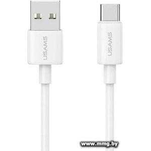 Кабель Usams SJ708 USB Type-A - USB Type-C (1 м, белый) SJ708USB02