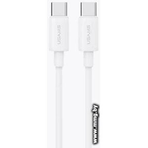 Кабель Usams SJ711 USB Type-C - USB Type-C (1 м, белый) SJ711USB02