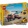 LEGO Creator 31146 Грузовик-платформа с вертолетом 3в1