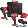 Milwaukee M18 FPP2A3-502X Fuel 4933480873 (шуруповерт, винтоверт, 2 АКБ, кейс)