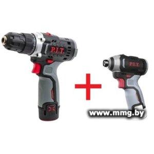 Купить P.I.T. PBM12K-10A/2+PSD12K-120A (шуруповерт, винтоверт, 2 АКБ) в Минске, доставка по Беларуси