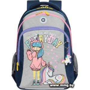 Купить Рюкзак Grizzly RG-461-2 (синий/светло-серый) в Минске, доставка по Беларуси