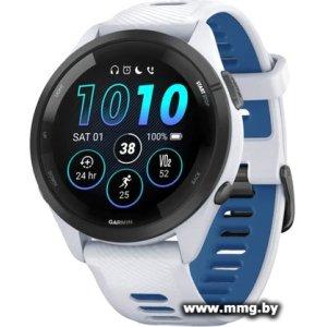 Купить Garmin Forerunner 265 (белый камень/синий) 010-02810-11 в Минске, доставка по Беларуси