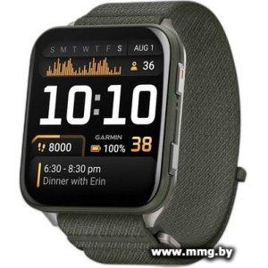 Купить Garmin Venu X1 (титановый/зеленый) 010-02980-03 в Минске, доставка по Беларуси