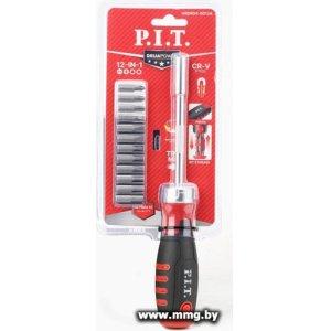 Набор отвертка с битами P.I.T. Advance HSDR04-0012A (13 предметов)