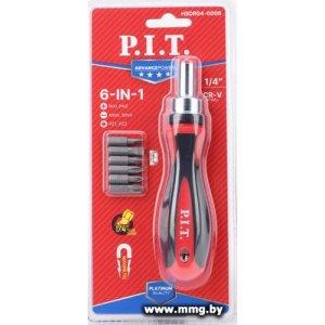Набор отвертка с битами P.I.T. Advance HSDR04-0006 (7 предметов)