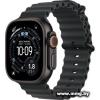 Apple Watch Ultra 3 LTE 49 мм (титановый корпус, черный/черный, ремешок из эластомера)