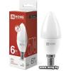 Лампа светодиодная In Home LED-Свеча-VC 6Вт 230В Е14 4000К 570Лм 4690612020396