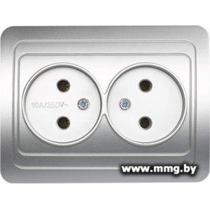 Розетка SmartBuy Марс SBE-02s-10-S2-N-c