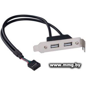 Планка Cablexpert CCUSBRECEPTACLE-LP