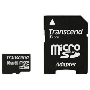 Купить Transcend 16Gb MicroSD Card Class 10 +adapter в Минске, доставка по Беларуси