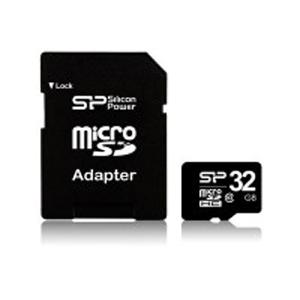 Купить SILICON POWER 32Gb MicroSD Card Class 10 +adapter в Минске, доставка по Беларуси