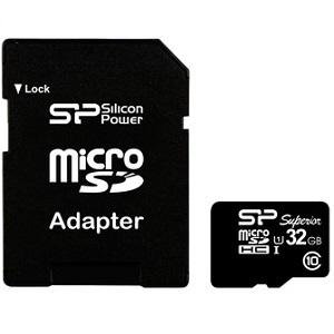 Купить SILICON POWER 32Gb MicroSD Card Class10 SuperioUHS в Минске, доставка по Беларуси