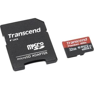 Купить Transcend 32Gb MicroSD Card Class 10 UHS-I в Минске, доставка по Беларуси