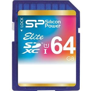 Купить Silicon Power 64Gb SDXC Card Elite Class 10 UHS-I в Минске, доставка по Беларуси