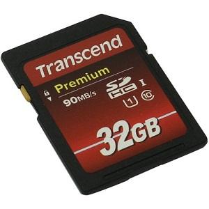 Transcend 32Gb SDHC Class 10 UHS-I Premium (TS32GSDU1)